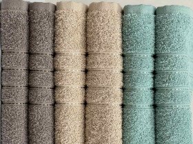 Полотенце махровое 50x90 Ecotton Бежевое 420