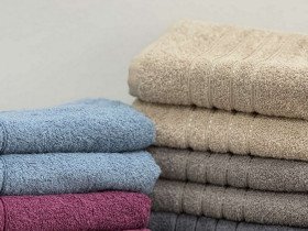 Полотенце махровое 70x140 Ecotton Бежевое 420