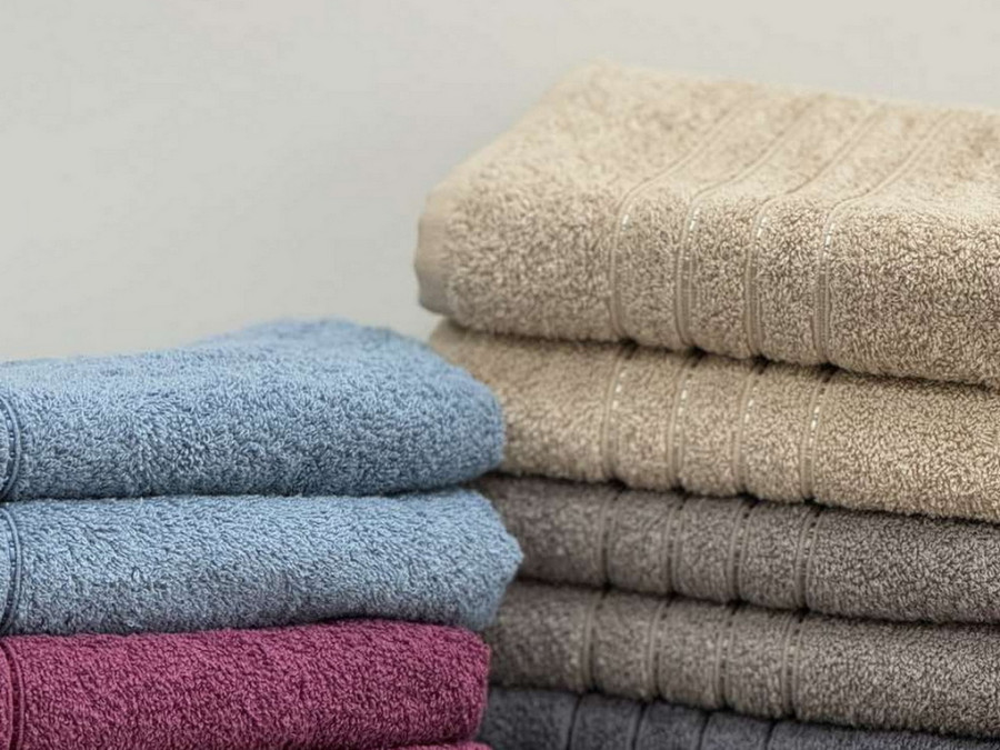 Полотенце махровое 50x90 Ecotton Бежевое 420