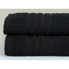 Рушник махровий 50x90 Ecotton Чорний 420