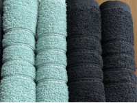 Полотенце махровое 70x140 Ecotton Черное 420