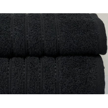 Рушник махровий 50x90 Ecotton Чорний 420