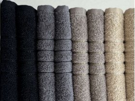 Полотенце махровое 70x140 Ecotton Черное 420