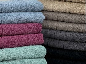 Полотенце махровое 70x140 Ecotton Черное 420
