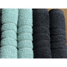 Полотенце махровое 70x140 Ecotton Черное 420