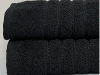 Полотенце махровое 70x140 Ecotton Черное 420