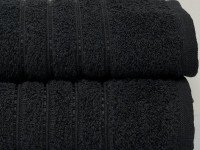 Рушник махровий 50x90 Ecotton Чорний 420