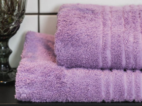 Полотенце махровое 50x100 Ecotton Lilac 550