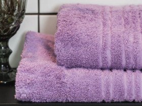 Полотенце махровое 50x100 Ecotton Lilac 550