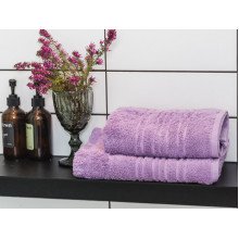 Рушник махровий 70x140 Ecotton Lilac 550