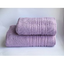 Рушник махровий 70x140 Ecotton Lilac 550