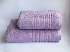 Полотенце махровое 50x100 Ecotton Lilac 550