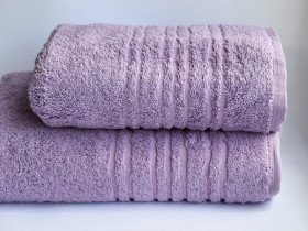 Полотенце махровое 50x100 Ecotton Lilac 550