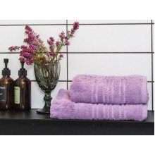 Рушник махровий 70x140 Ecotton Lilac 550