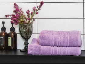 Полотенце махровое 50x100 Ecotton Lilac 550