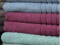 Полотенце махровое 70x140 Ecotton Малиновое 420