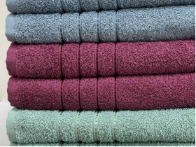 Полотенце махровое 50x90 Ecotton Малиновое 420