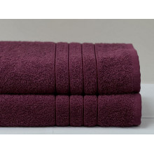 Полотенце махровое 50x90 Ecotton Малиновое 420