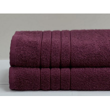 Полотенце махровое 50x90 Ecotton Малиновое 420