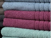 Полотенце махровое 70x140 Ecotton Малиновое 420