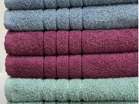 Полотенце махровое 50x90 Ecotton Малиновое 420