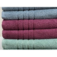Полотенце махровое 50x90 Ecotton Малиновое 420