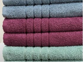 Полотенце махровое 50x90 Ecotton Малиновое 420