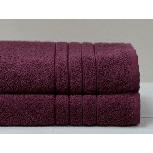 Полотенце махровое 50x90 Ecotton Малиновое 420