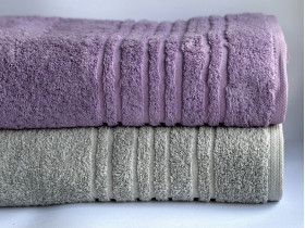 Полотенце махровое 50x100 Ecotton Серое 550