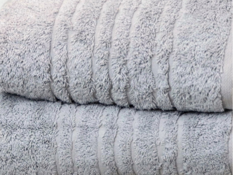 Полотенце махровое 50x100 Ecotton Серое 550