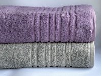 Полотенце махровое 50x100 Ecotton Серое 550