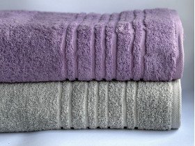 Полотенце махровое 50x100 Ecotton Серое 550