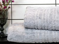 Рушник махровий 70x140 Ecotton Сірий 550