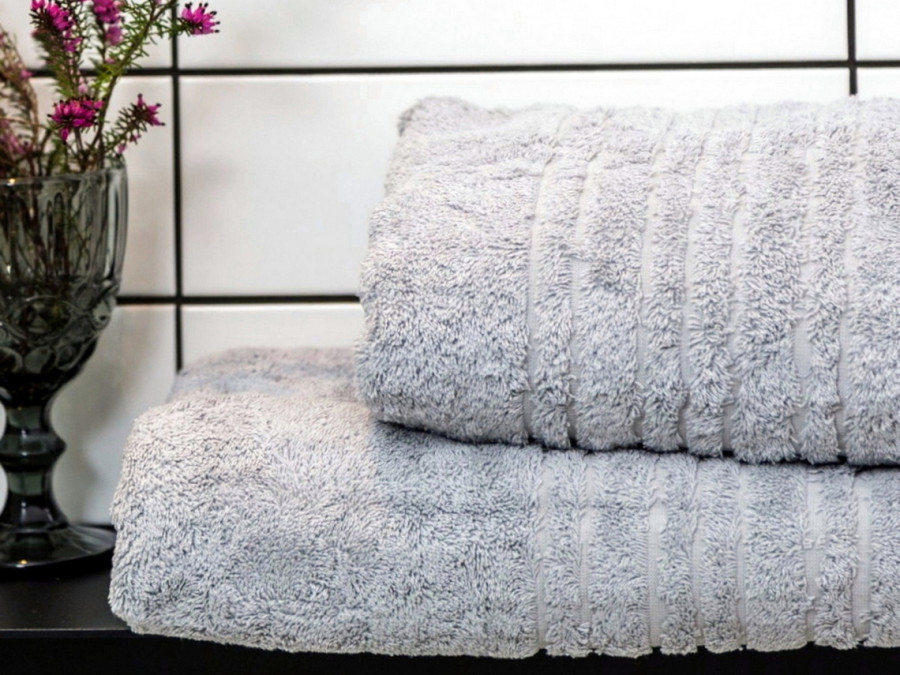 Рушник махровий 50x100 Ecotton Сірий 550