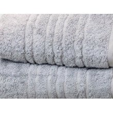 Полотенце махровое 70x140 Ecotton Серое 550