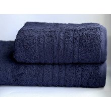 Полотенце махровое 70x140 Ecotton Темно синее 550