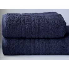 Рушник махровий 50x100 Ecotton Темно синій 550