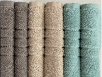 Полотенце махровое 70x140 Ecotton Зеленое 420