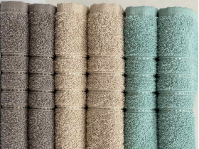 Полотенце махровое 50x90 Ecotton Зеленое 420