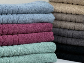 Полотенце махровое 50x90 Ecotton Зеленое 420