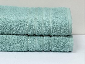 Полотенце махровое 50x90 Ecotton Зеленое 420