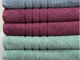 Полотенце махровое 50x90 Ecotton Зеленое 420