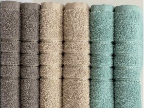 Полотенце махровое 50x90 Ecotton Зеленое 420