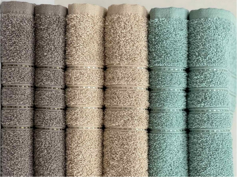 Полотенце махровое 70x140 Ecotton Зеленое 420