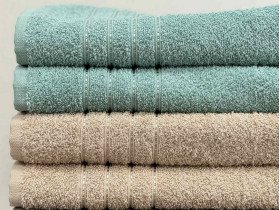 Полотенце махровое 50x90 Ecotton Зеленое 420