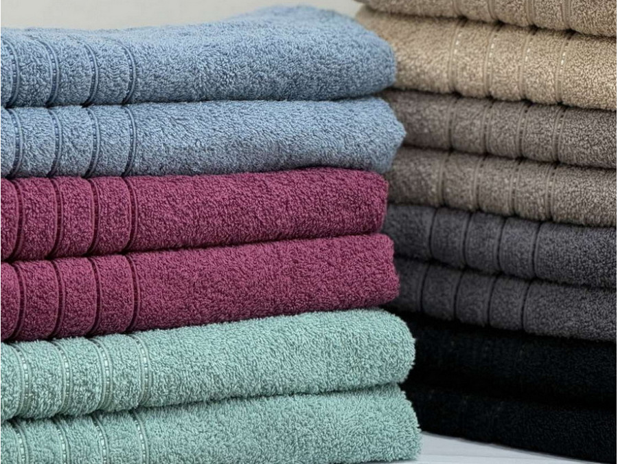 Полотенце махровое 70x140 Ecotton Зеленое 420