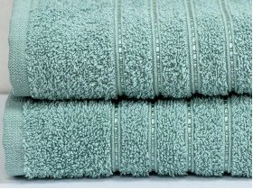 Полотенце махровое 70x140 Ecotton Зеленое 420