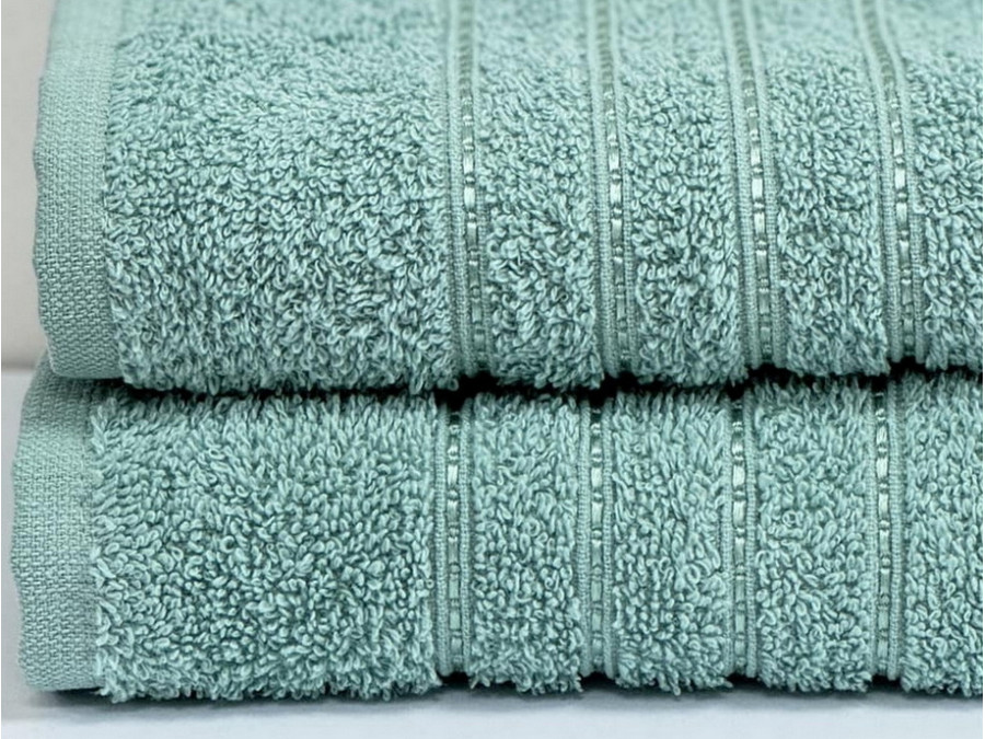 Полотенце махровое 70x140 Ecotton Зеленое 420