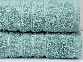 Полотенце махровое 70x140 Ecotton Зеленое 420