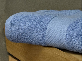 Полотенце махровое 50x80 Узтекс Голубое